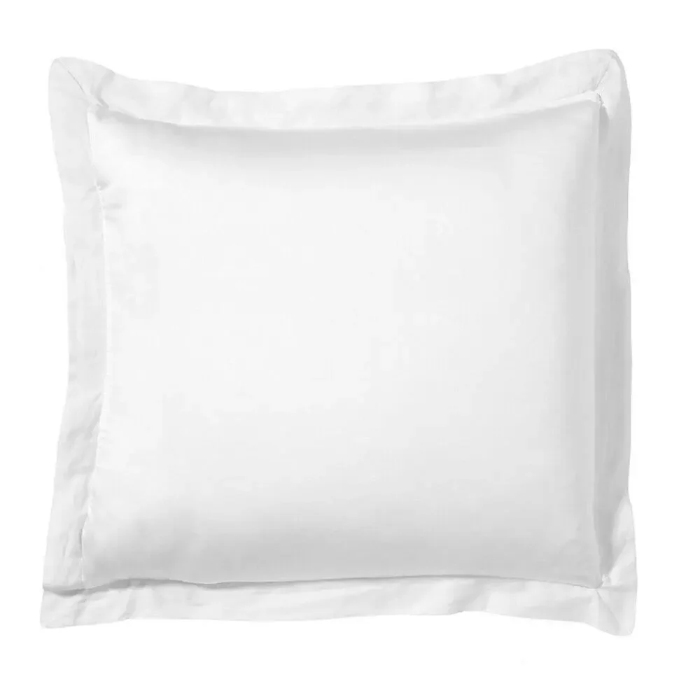 Pottery Barn Tencel Lyocell Euro Sham 320 Thread Count White NEW
